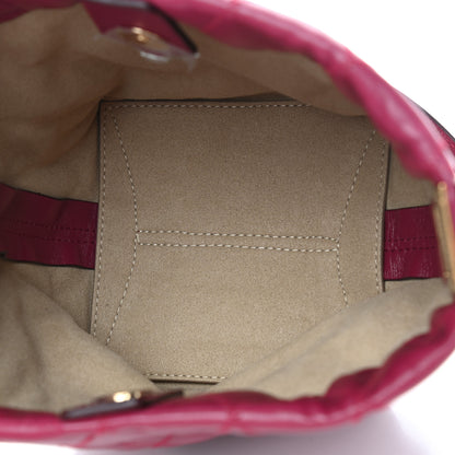 Givenchy Lambskin Quilted Mini GV Bucket Bag Orchid Purple 7 of 8
