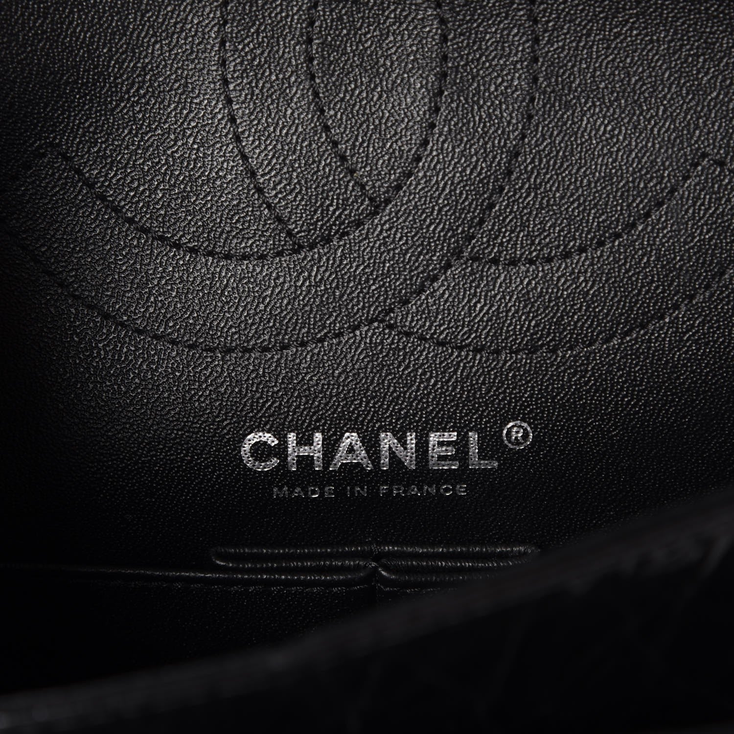 Chanel Glazed Calfskin Quilted 2.55 Reissue 225 Flap Black 7 of 9