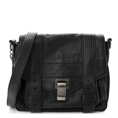 Proenza Schouler Lambskin PS1 Mini Pouch Messenger Black 1 of 10