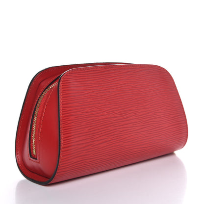 Louis Vuitton Epi Dauphine 17 Cosmetic Pouch Castillan Red 3 of 7