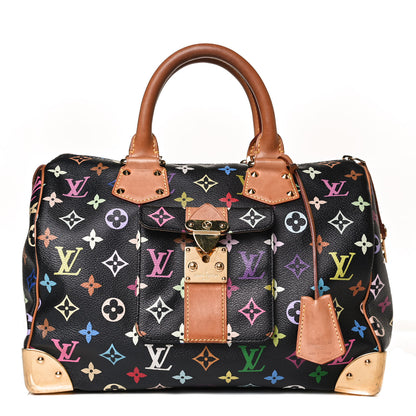 Louis Vuitton Monogram Multicolor Speedy 30 Black 1 of 11