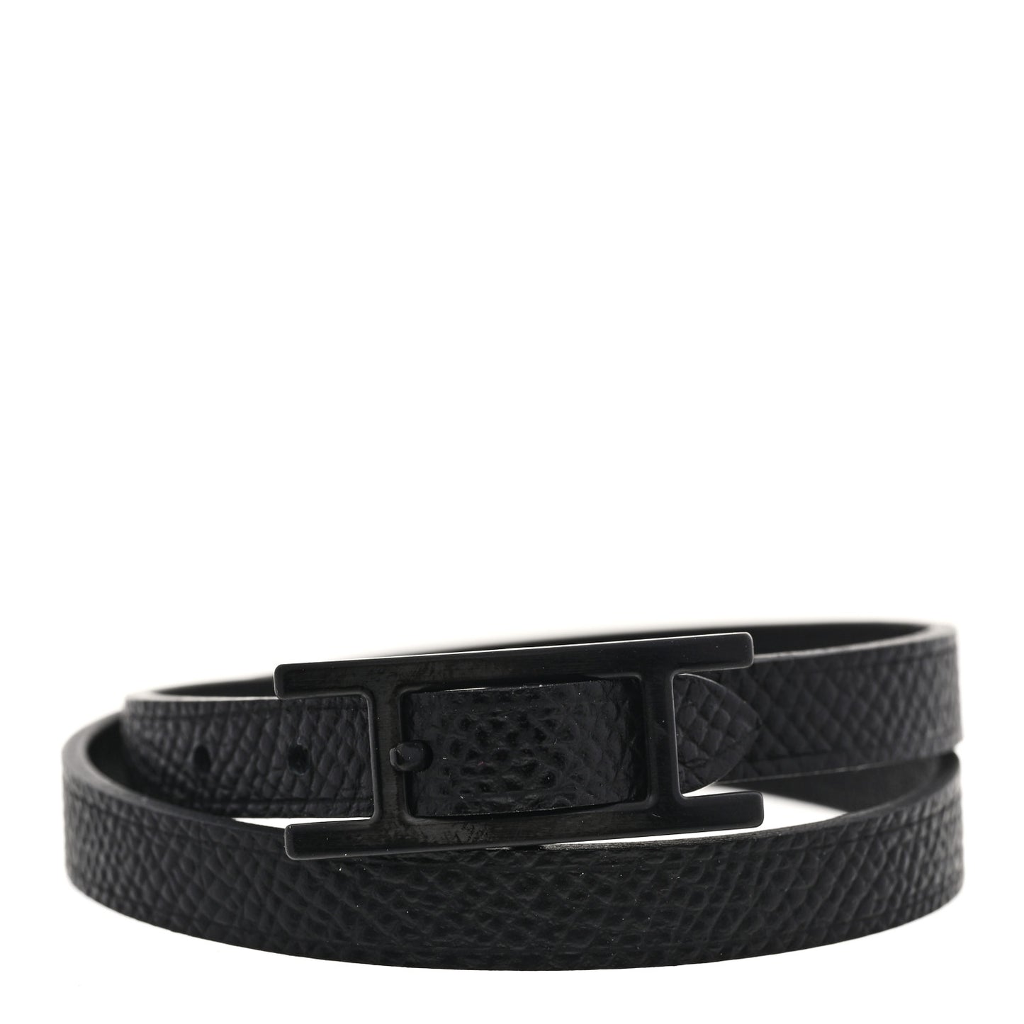 Epsom Behapi Double Tour Bracelet T3 Black