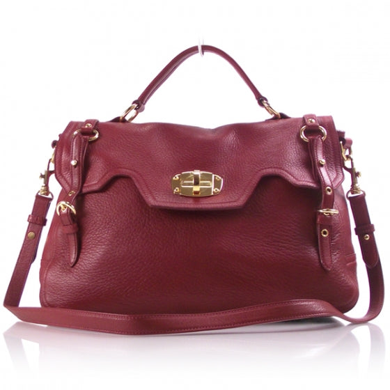 Miu Miu Leather Paloma Messenger Bag 1 of 11