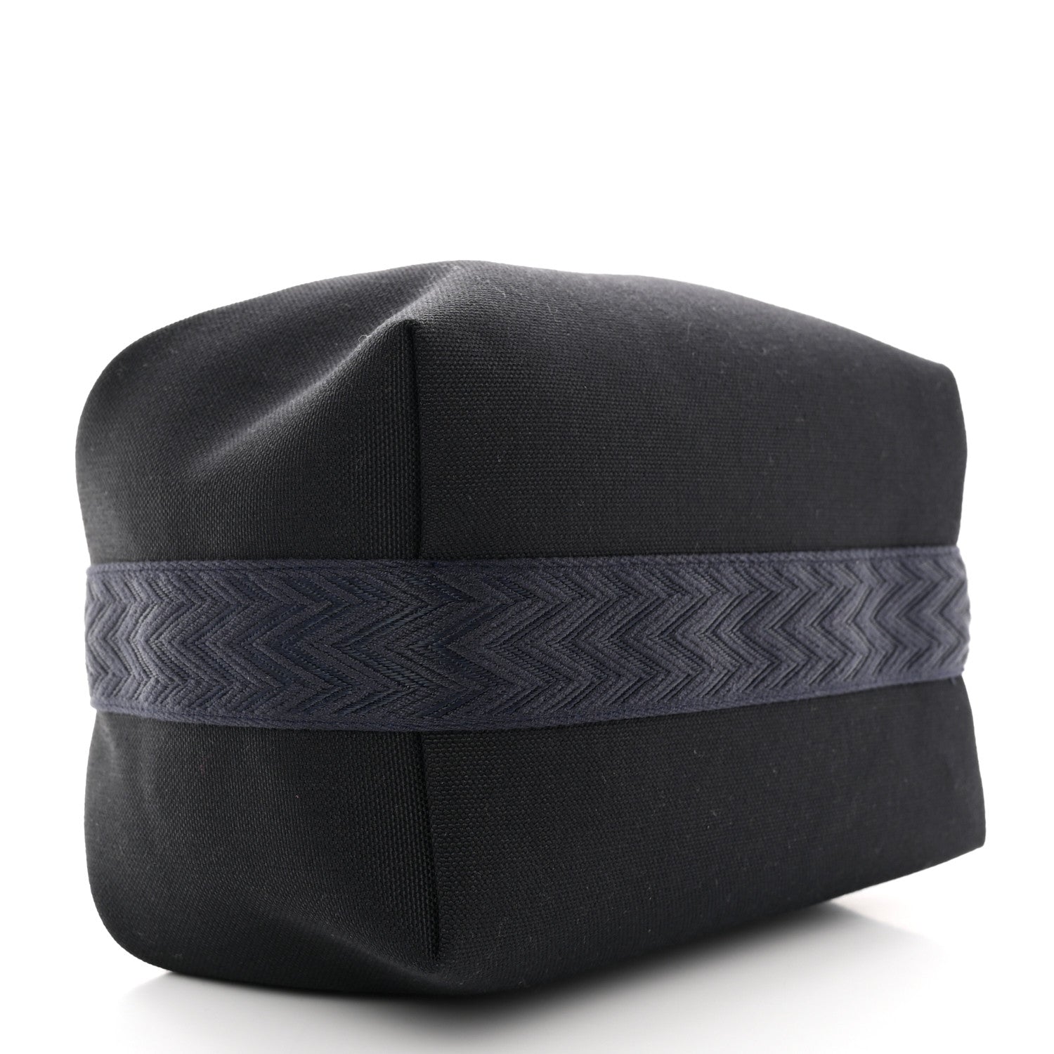 Hermes Canvas Large Bride-A-Brac Pouch Bleu Nuit 4 of 7