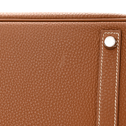 Hermes Taurillon Clemence Birkin 30 Gold 12 of 15