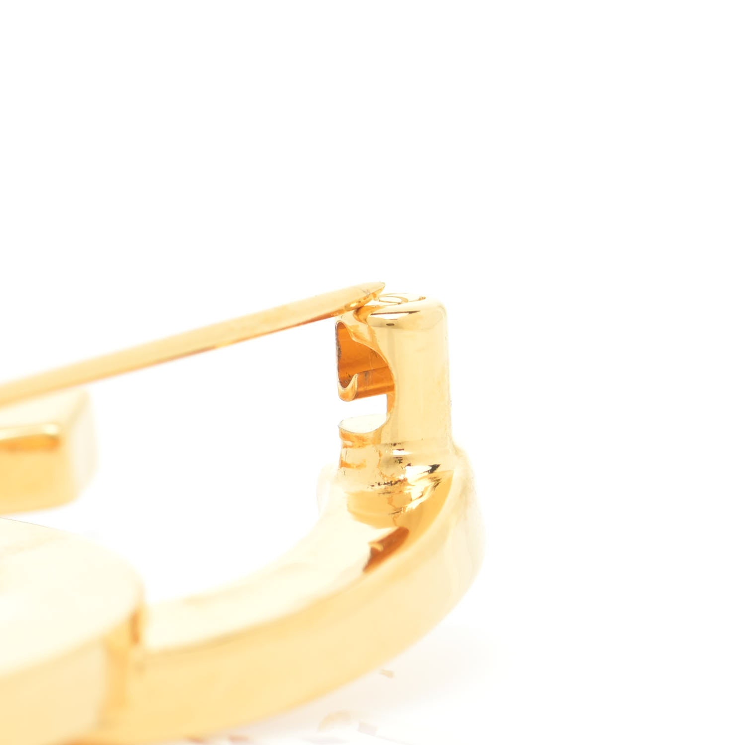 Chanel Metal Paris Button CC Large Brooch Gold 4 of 6