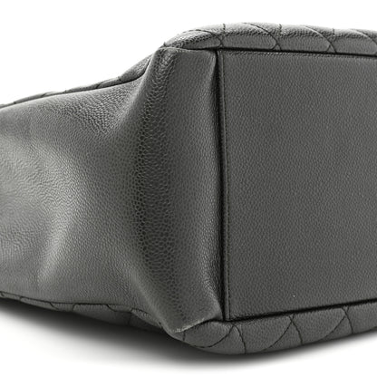 Chanel Caviar Quilted Grand Shopping Tote GST Dark Grey 11 of 22