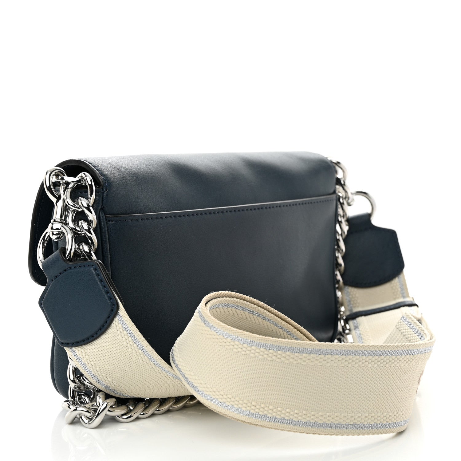 Marc Jacobs Calfskin The J Marc Shoulder Bag Blue Sea 3 of 13