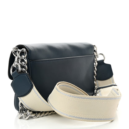 Marc Jacobs Calfskin The J Marc Shoulder Bag Blue Sea 3 of 13