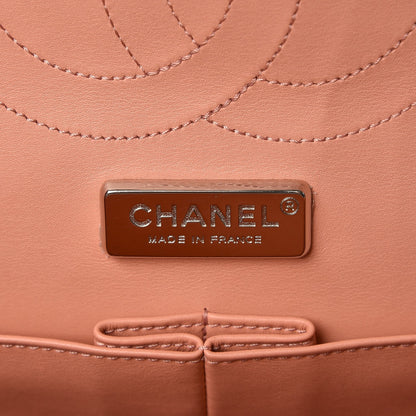 Chanel Python Jumbo Double Flap Pink 7 of 14