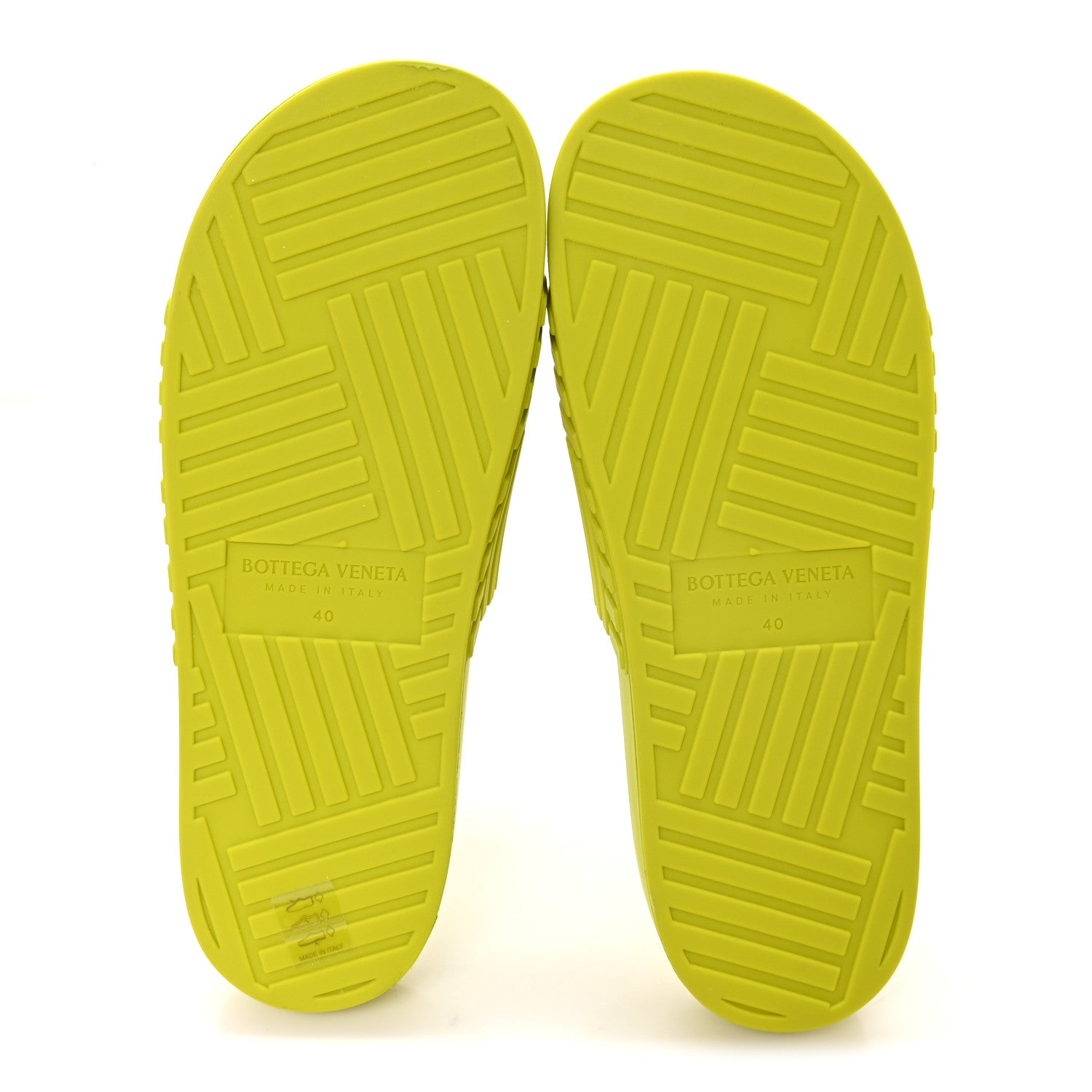 Bottega Veneta Rubber The Slider Sandals 40 Kiwi 1916663