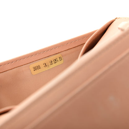 Chanel Lambskin Camellia Embossed Yen Wallet Pink 8 of 10