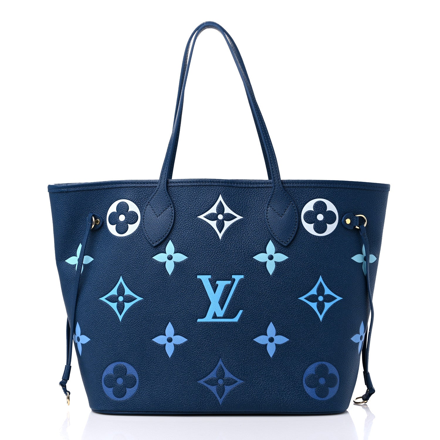 Louis Vuitton Empreinte Monogram Giant Neverfull MM Degrade Bleu 3 of 10
