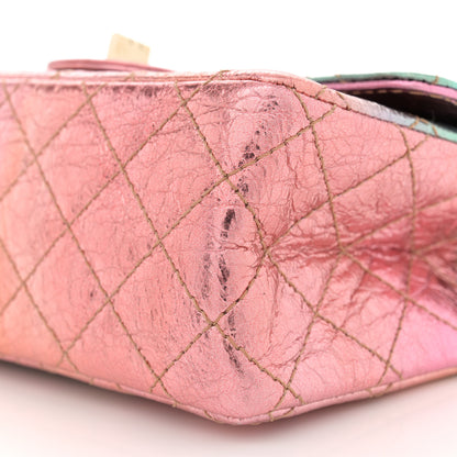 Chanel Metallic Goatskin Quilted Mini 2.55 Reissue Flap Multicolor 10 of 11