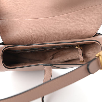 Christian Dior Grained Calfskin Saddle Bag Pink 5 of 10