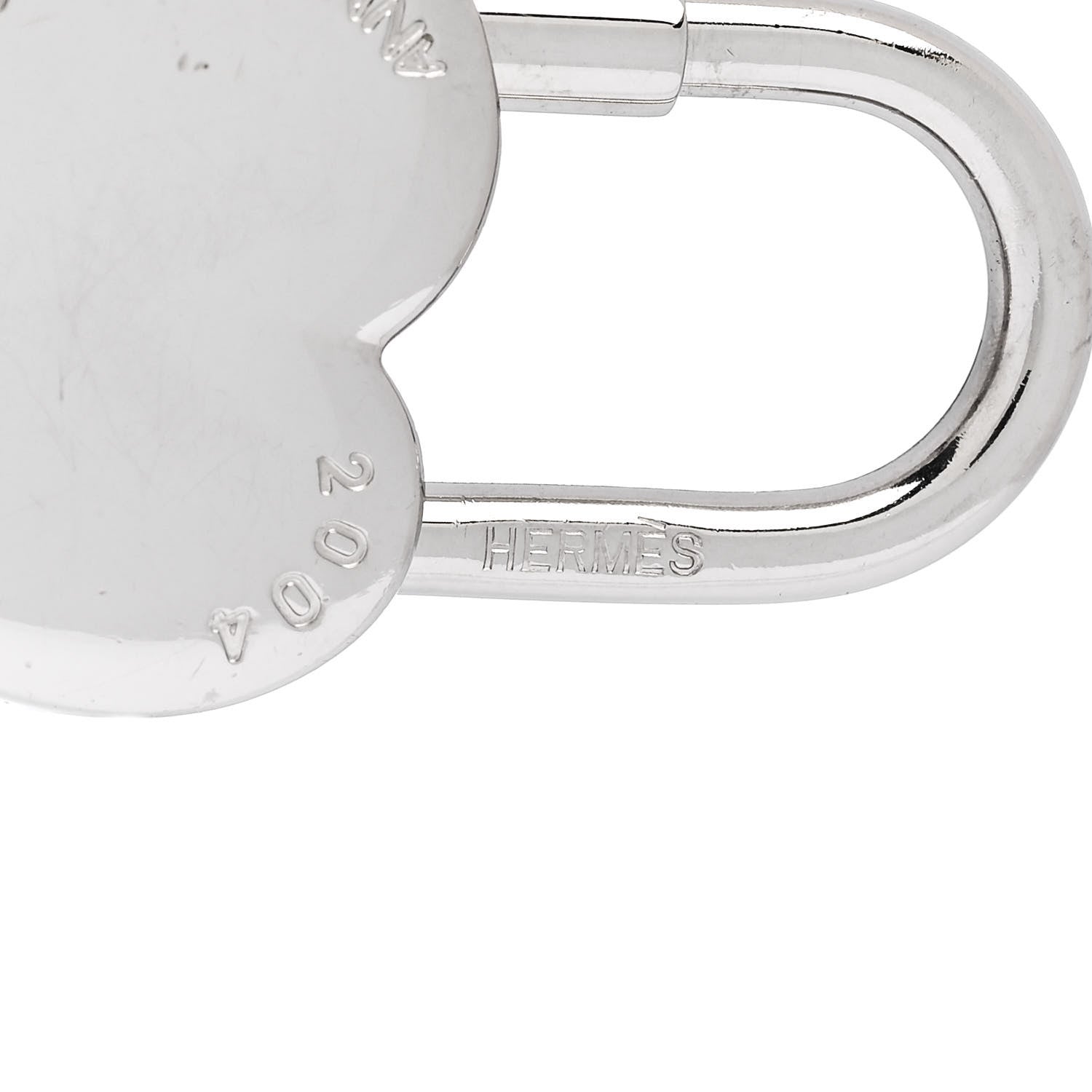 Hermes Palladium Annee De La Fantaisie Heart Cadena Lock 3 of 4