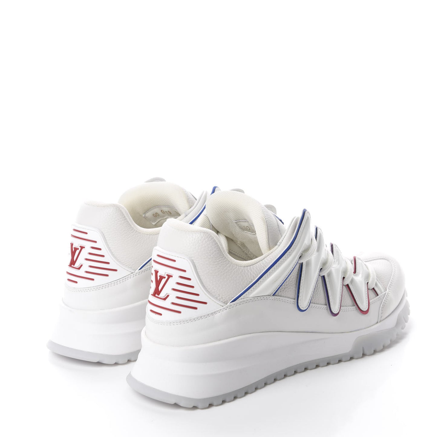 Calfskin Zig Zag Sneaker 7.5 White