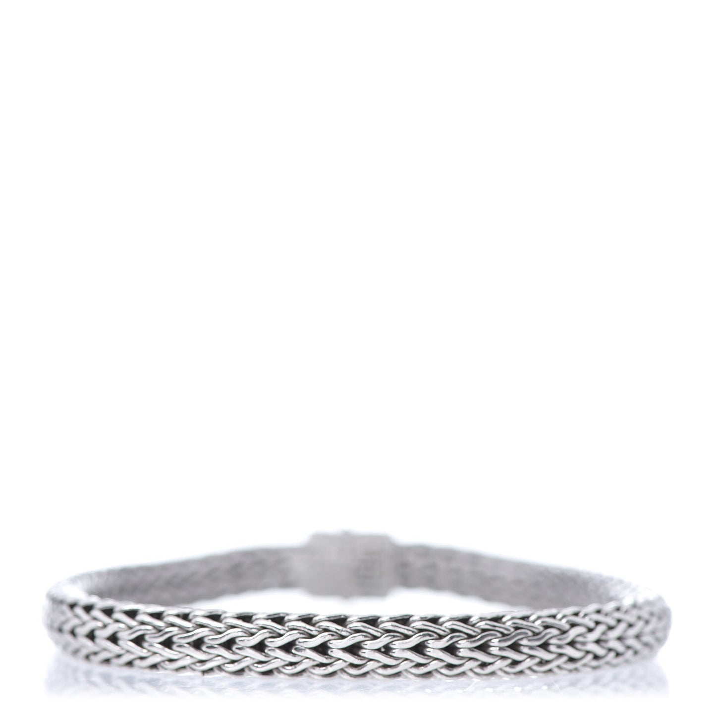 Sterling Silver Diamond 6.5mm Classic Chain Bracelet