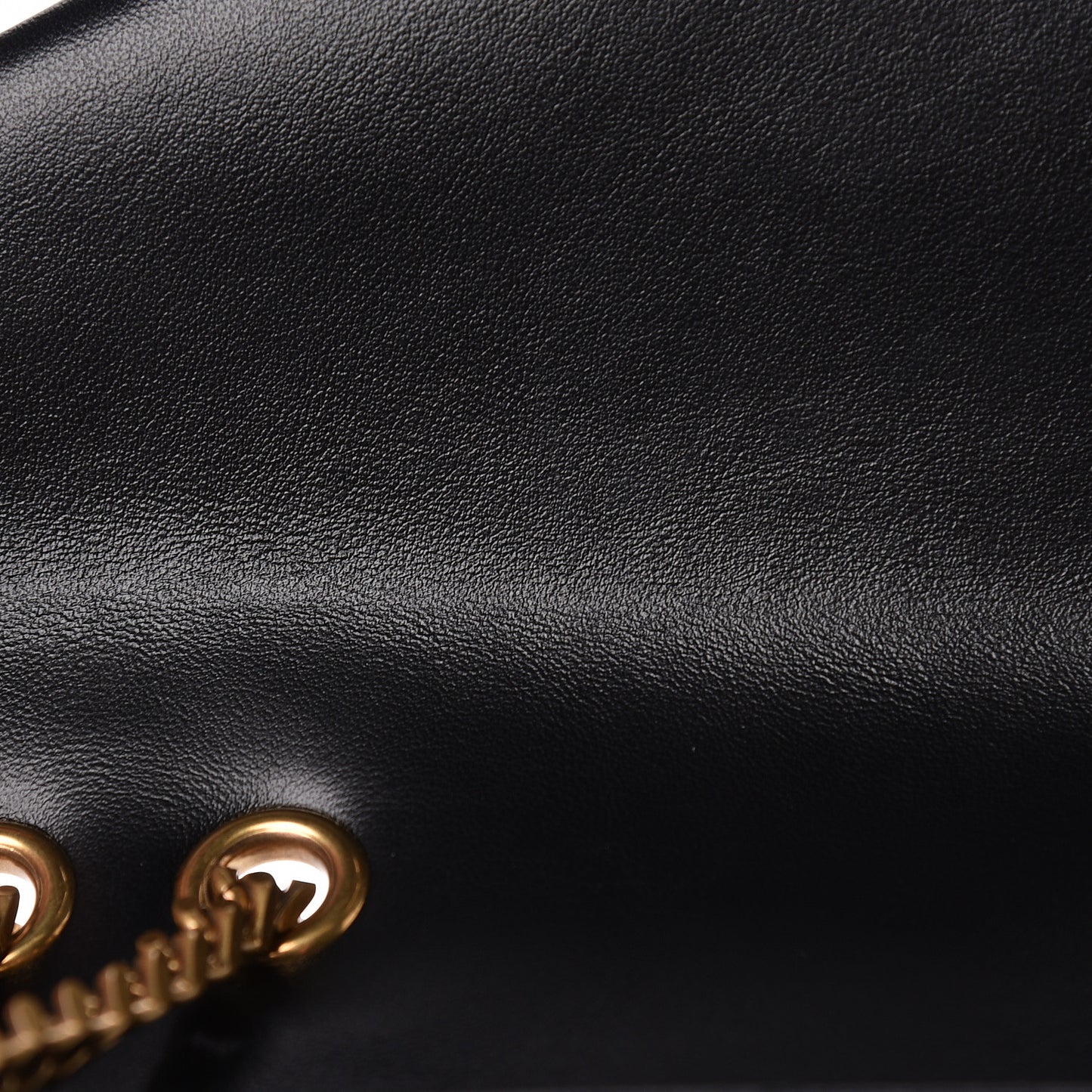 Calfskin Y Quilted Monogram Small Loulou Chain Satchel Black