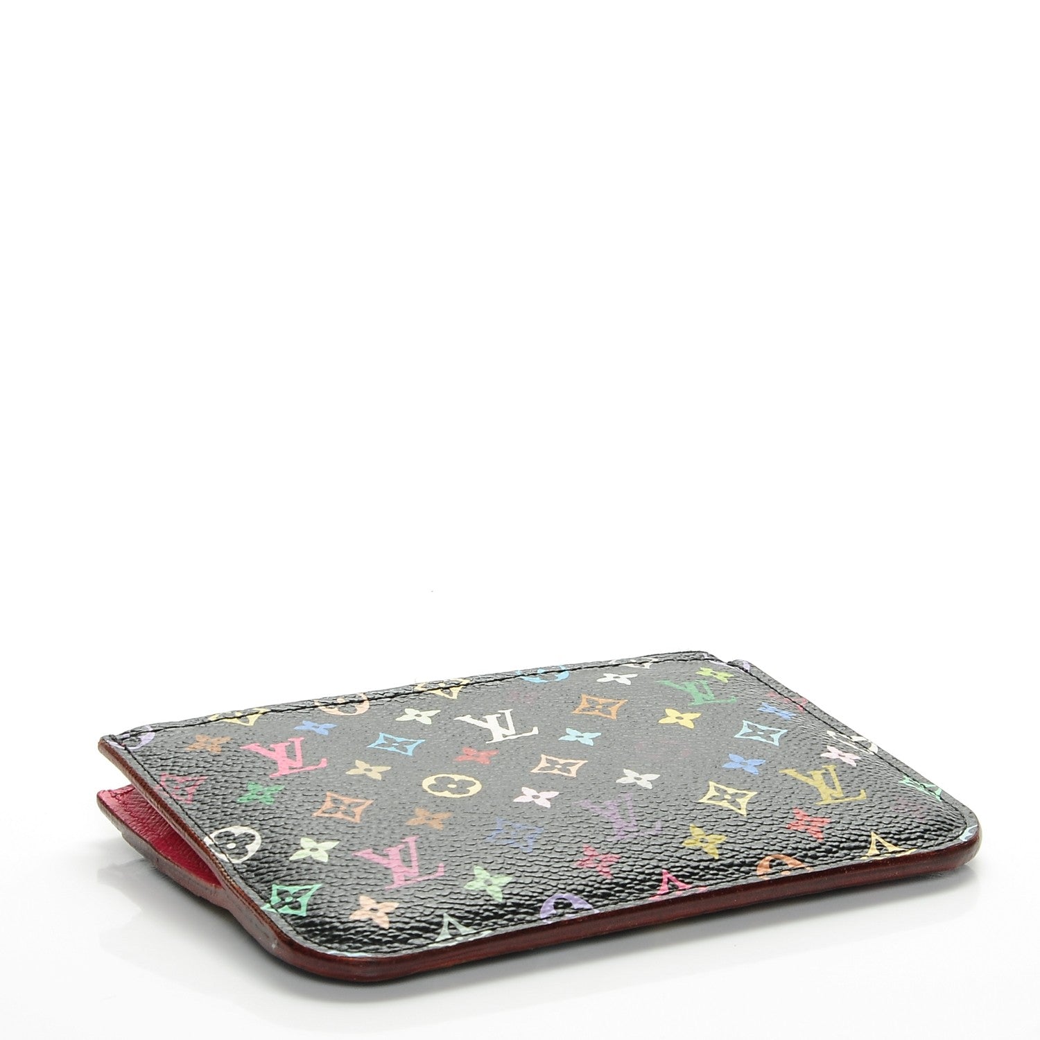 Louis Vuitton Monogram Multicolor Key Pouch Black Grenade 4 of 6