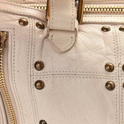Louis Vuitton Lambskin Riveting White 13 of 15