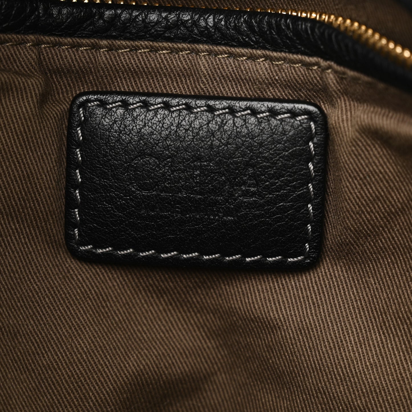 Calfskin Medium Marcie Satchel Black