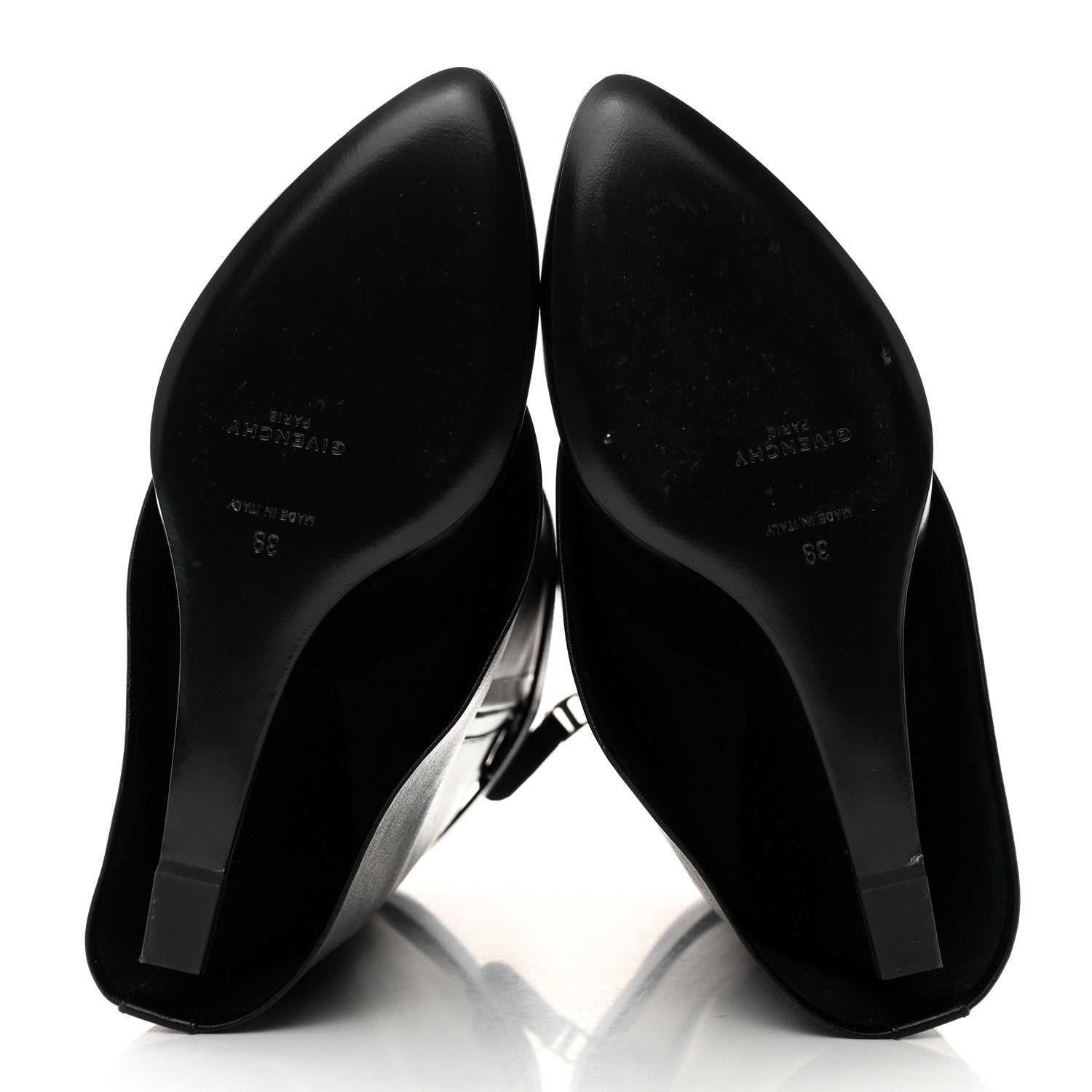 Givenchy Calfskin Shark Lock Ankle Boots 39 Black 5 of 8