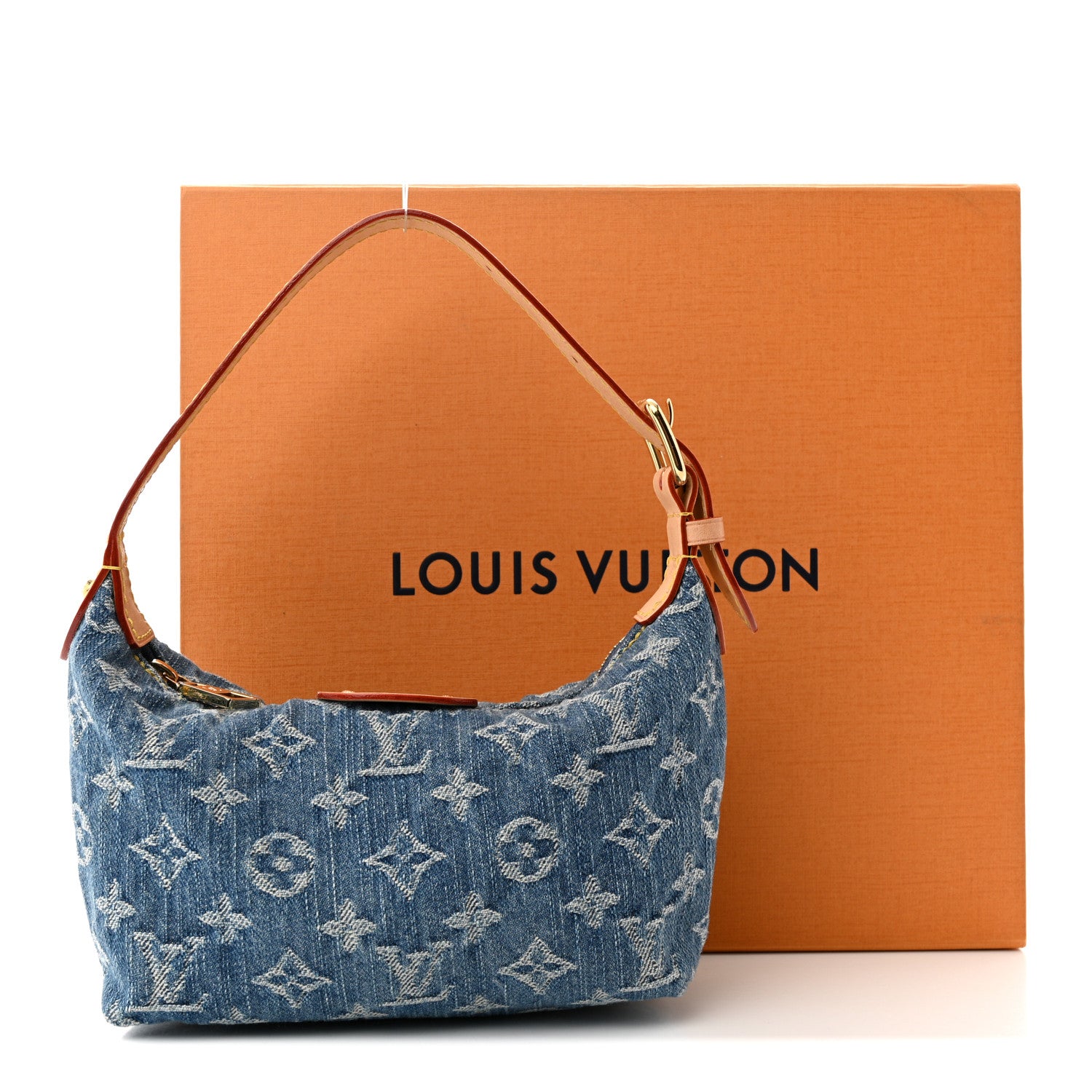 Louis Vuitton Monogram Denim Hills Pochette Blue 12 of 12