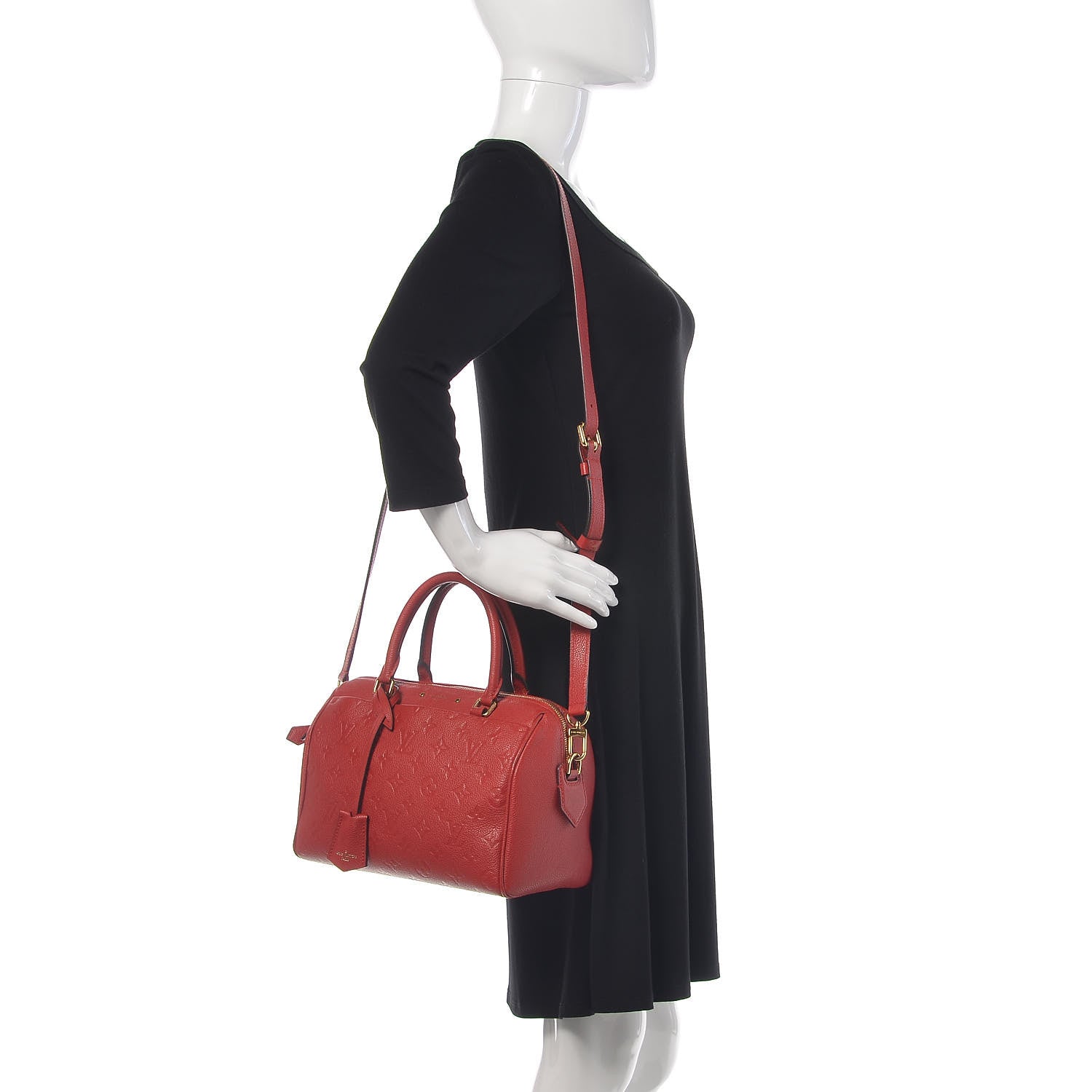 Louis Vuitton Empreinte Speedy Bandouliere 25 NM Cherry 2 of 9