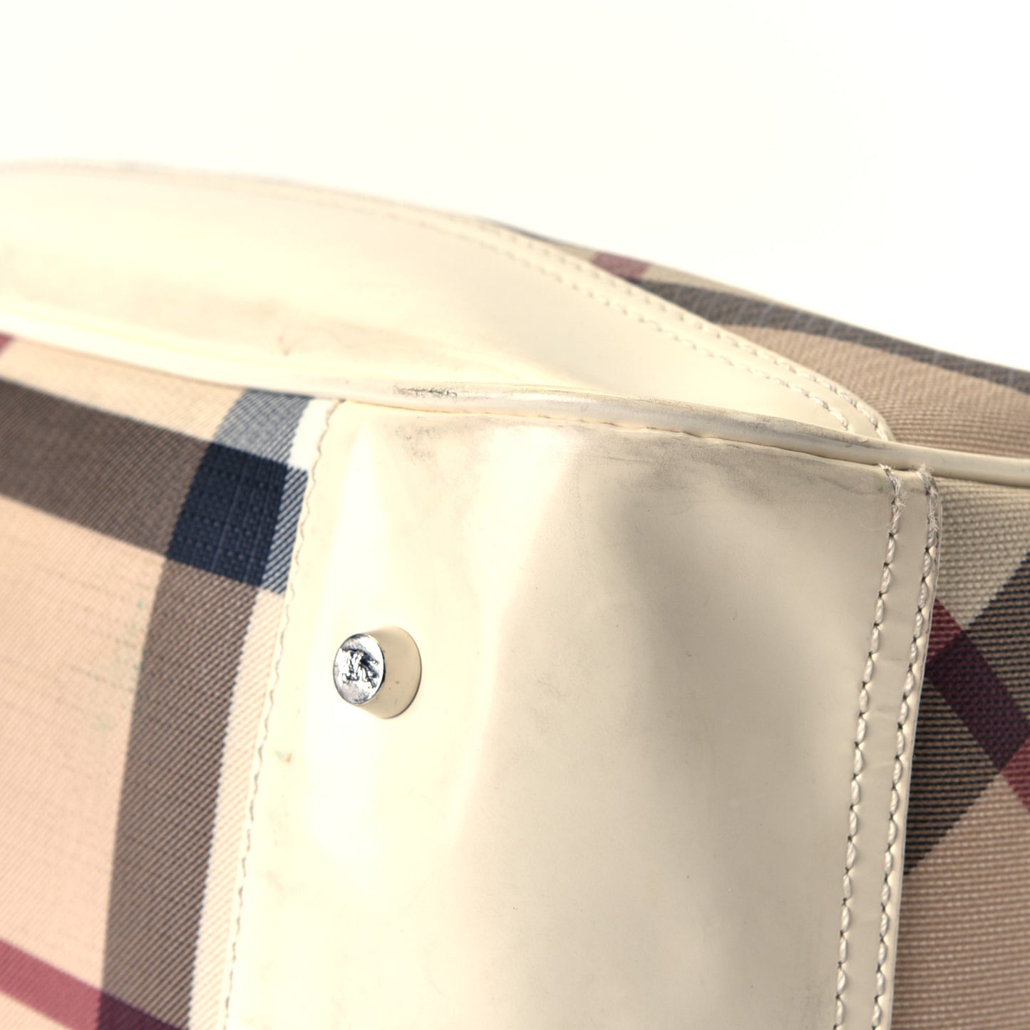 Nova Check Bowling Bag White