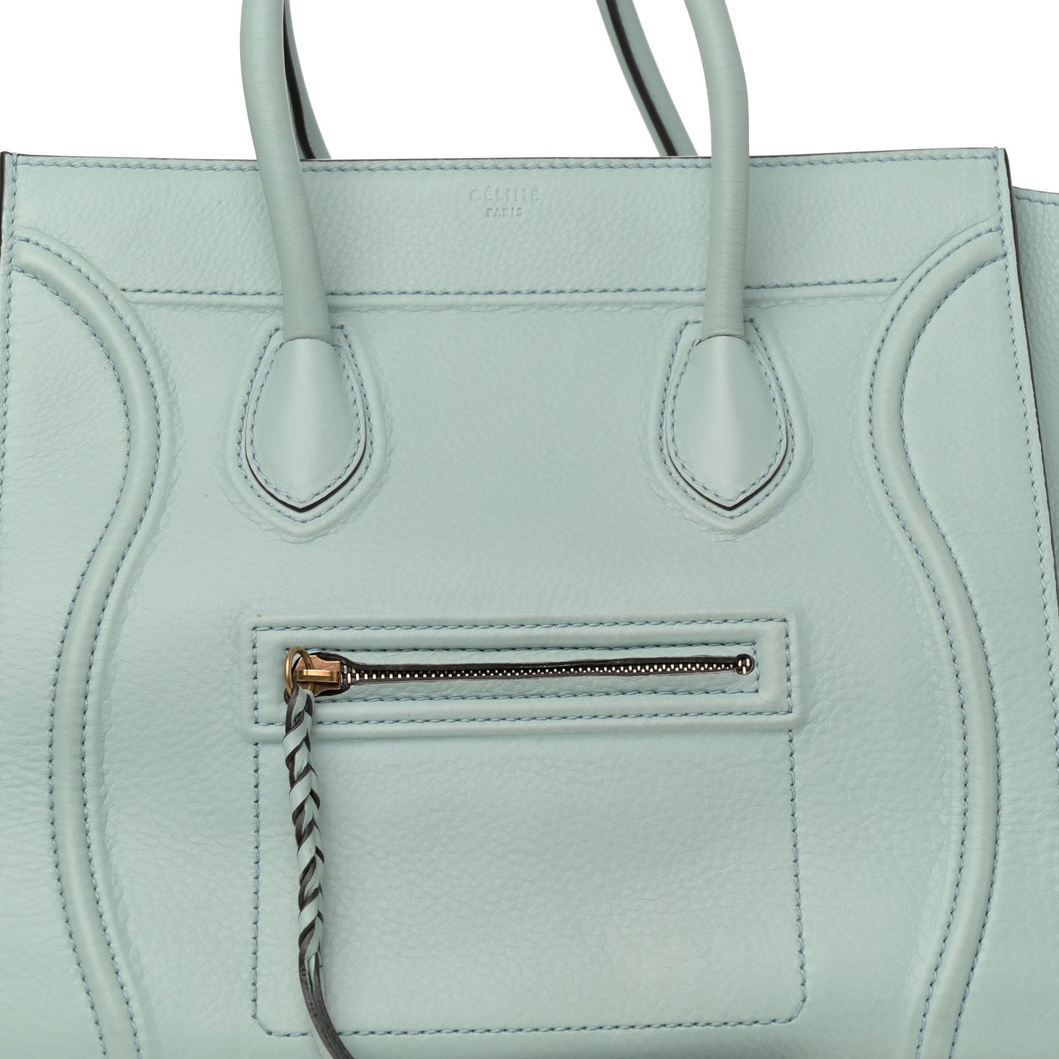 Celine Supple Calfskin Medium Phantom Luggage Glacier 9 of 11