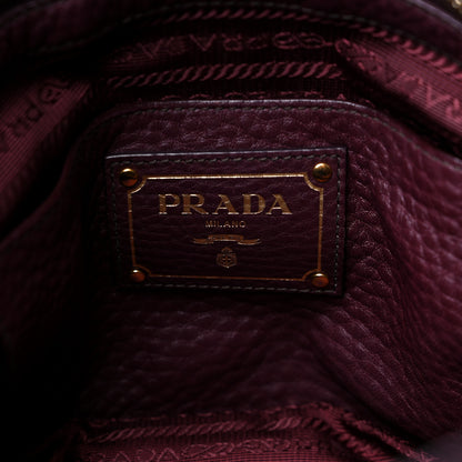 Prada Vitello Daino Tote Granato 6 of 12