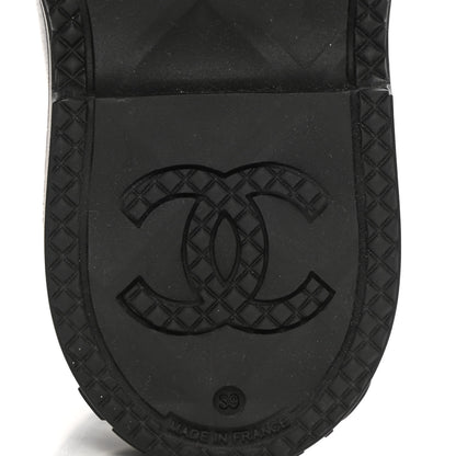 Chanel Caoutchouk CC Short Boots 39 Black 6 of 13