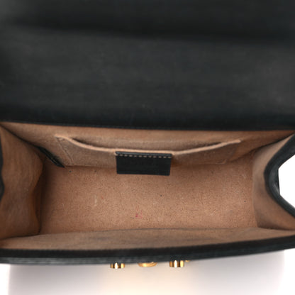 Gucci Calfskin Studded Small Padlock Shoulder Bag Black 5 of 10