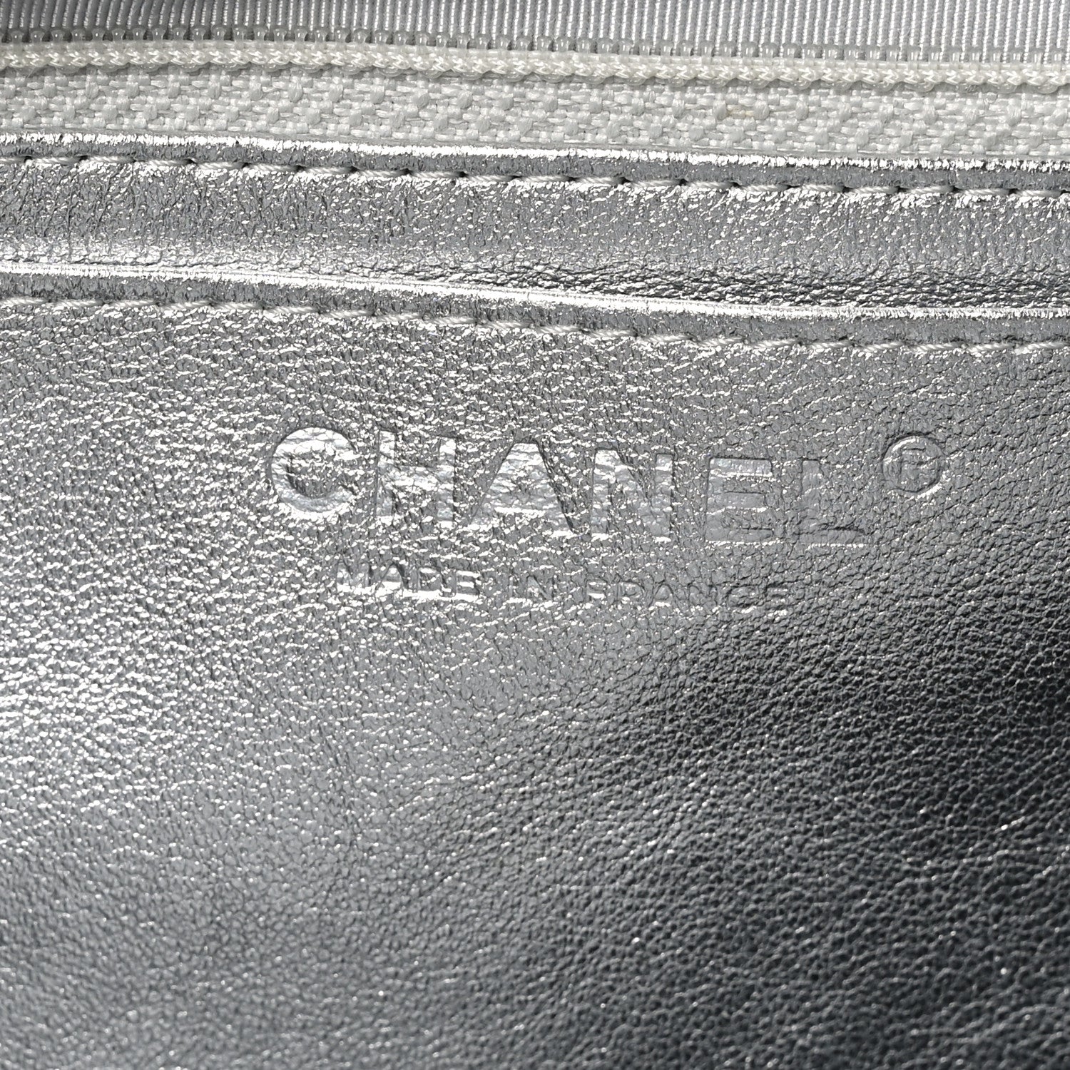 Chanel Metallic Lambskin Quilted Maxi Single Flap Silver 6 of 10
