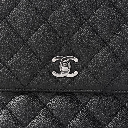 Chanel Caviar Quilted Jumbo Kelly Flap Black 18 of 18