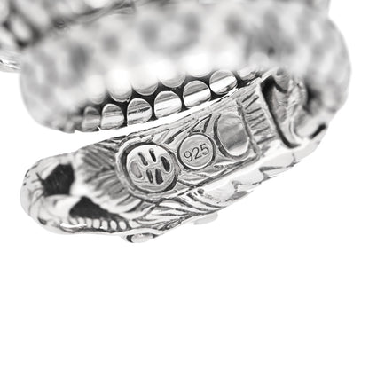 John Hardy Sterling Silver Legends Naga Dragon Coil Ring 56 7.5 5 of 5