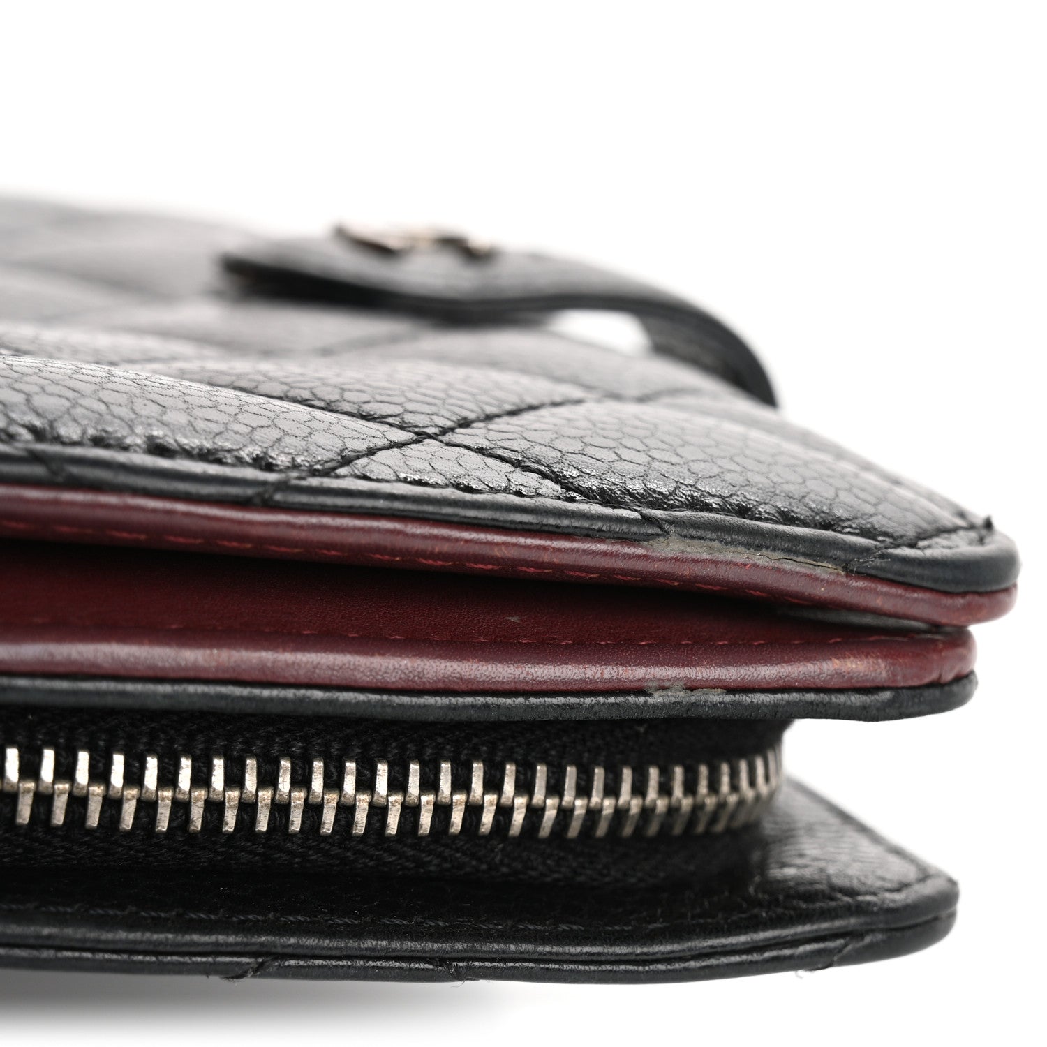 Chanel Caviar Quilted CC French Wallet Black 11 of 16