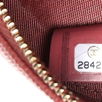 Chanel Caviar Quilted Round Filigree Crossbody Pink 8 of 10