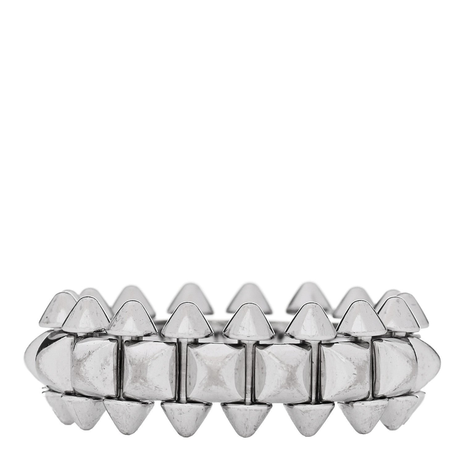 Cartier 18K White Gold MM Clash De Cartier Ring 52 6 1 of 5
