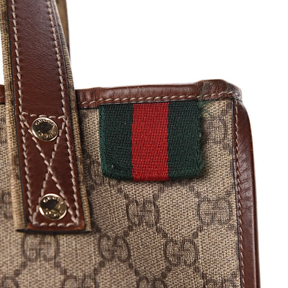 Gucci GG Plus Monogram Small Signature Web Loop Vertical Tote Light Brown 15 of 15