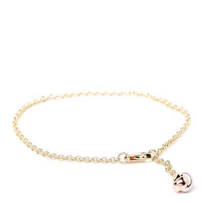 Cartier 18K Yellow White Pink Gold Trinity Ball Bracelet 1 of 10