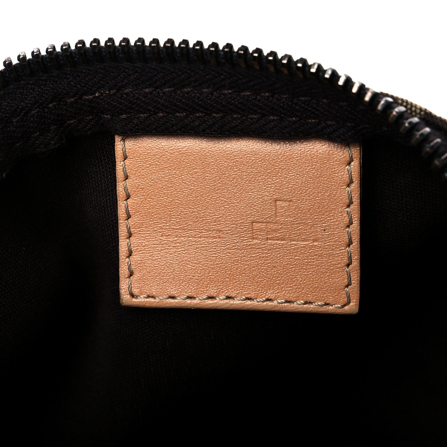 Fendi Zucchino Mini Pochette Beige 6 of 10