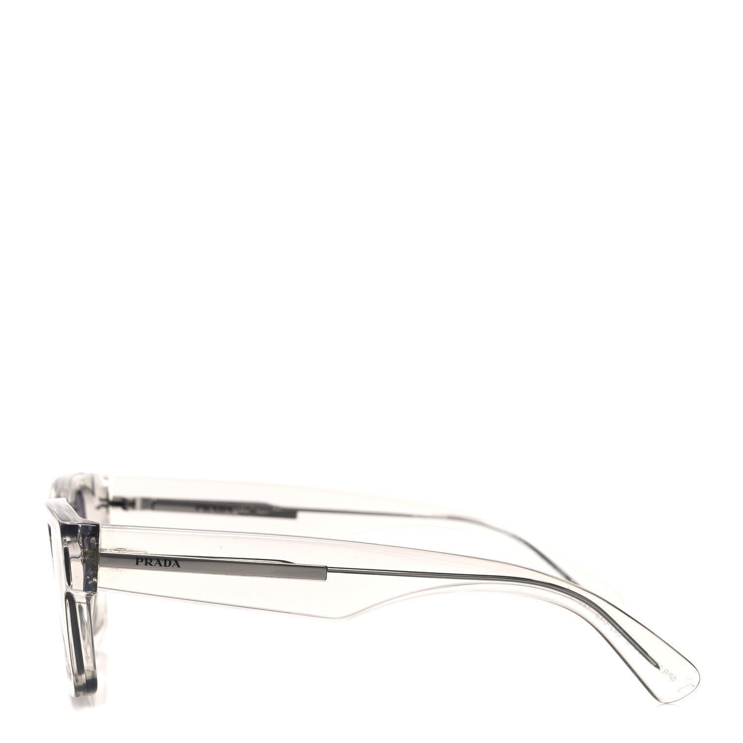 Prada Acetate Sunglasses SPR 25Z Transparent 3 of 6
