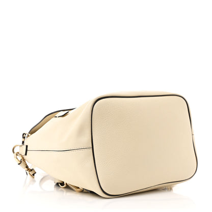 Chloe Suede Calfskin Medium Faye Backpack Off White 4 of 10