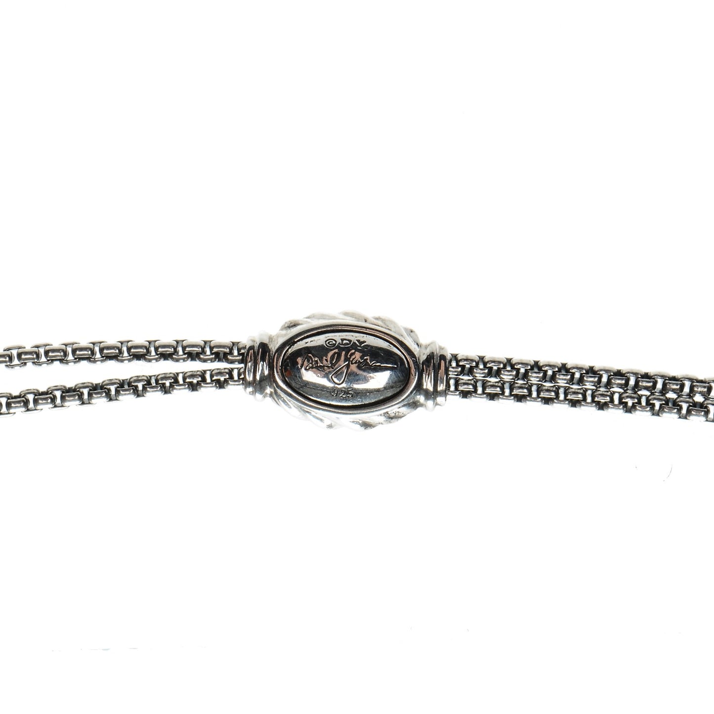 Sterling Silver Diamond Prasiolite 17mm Albion Pendant Necklace