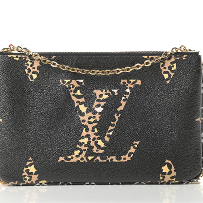 Louis Vuitton Monogram Giant Jungle Pochette Double Zip Black 9 of 12