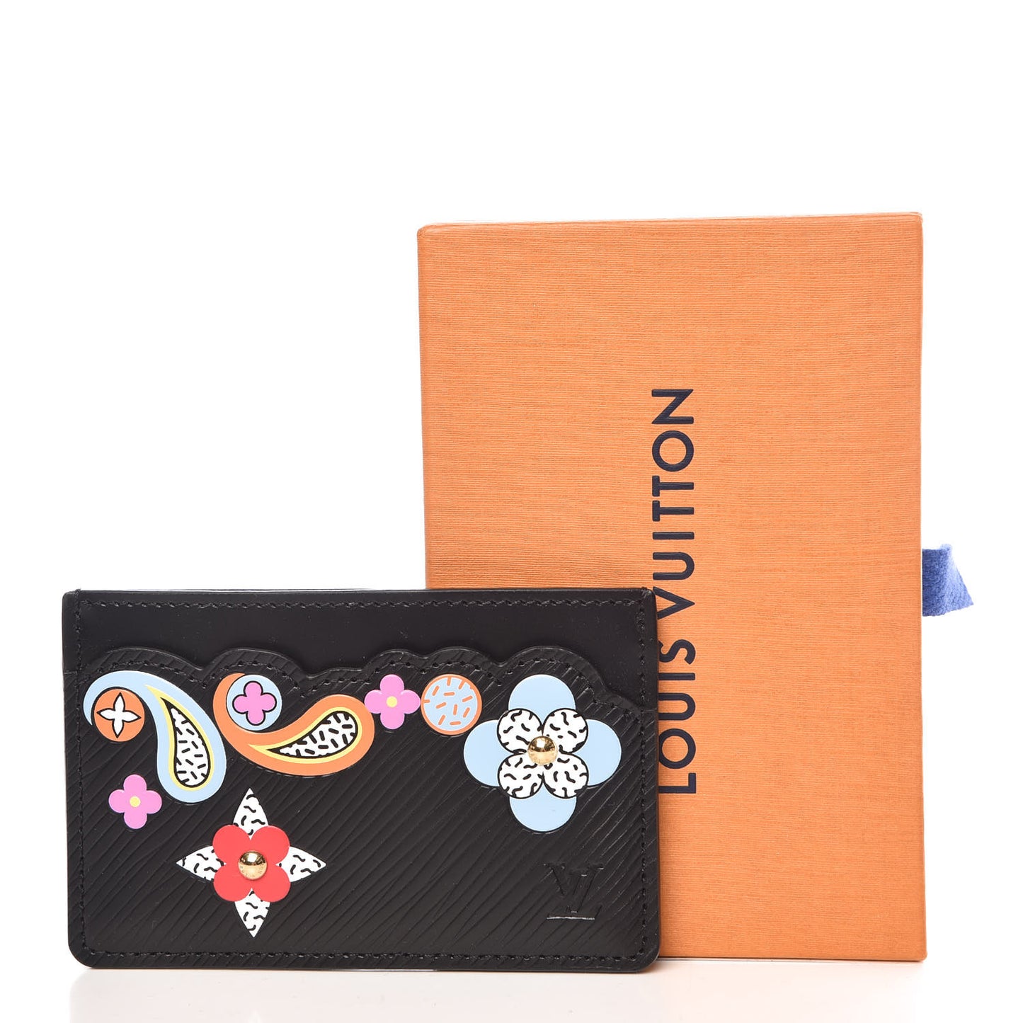 Epi Flower Remix Card Holder Black