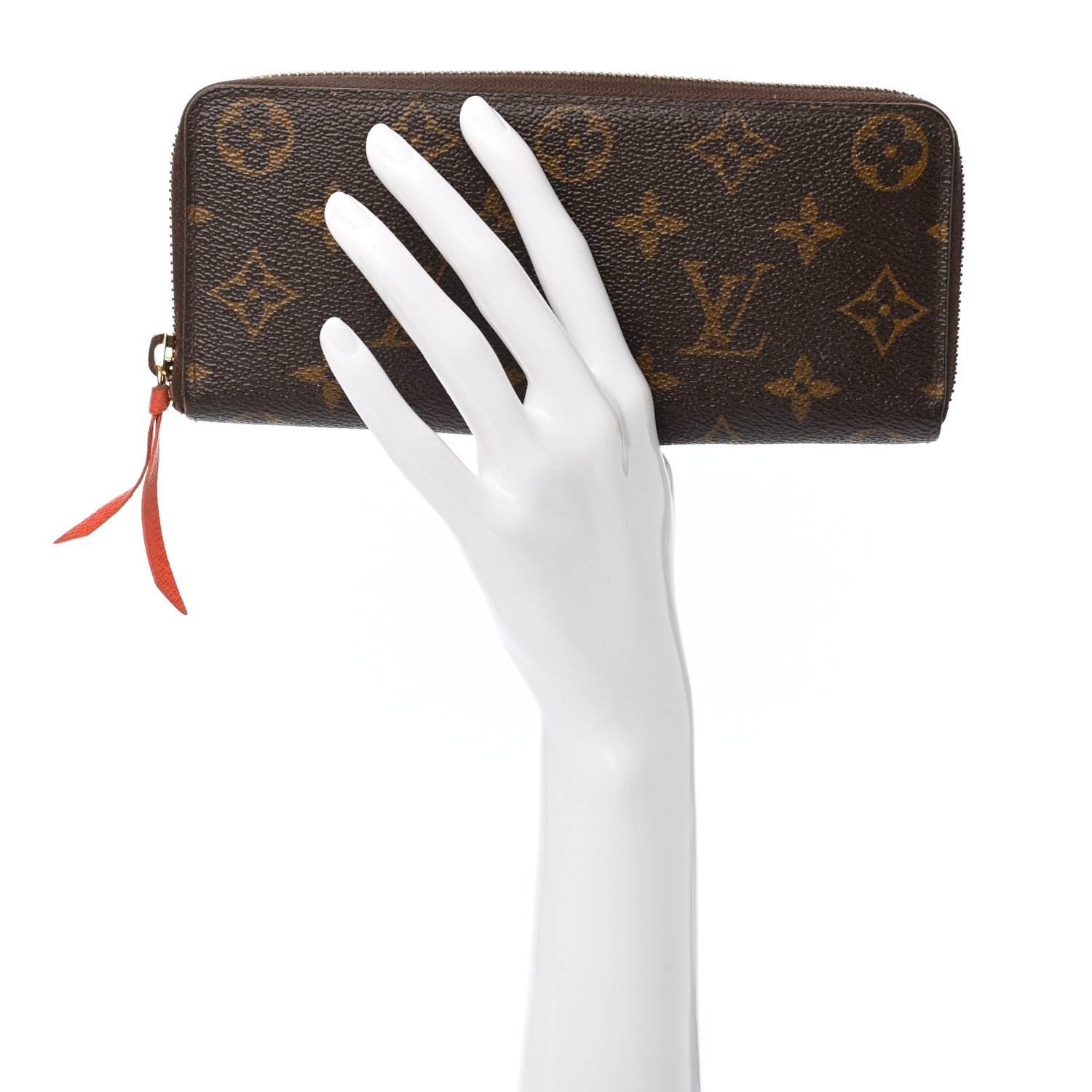 Louis Vuitton Monogram Clemence Wallet Piment 2 of 8