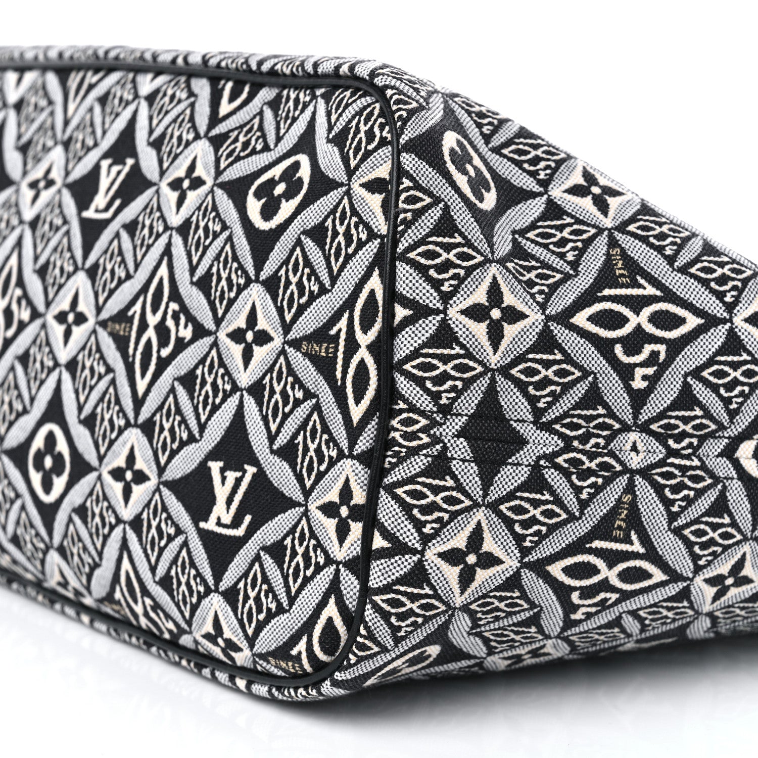 Louis Vuitton Jacquard Since 1854 Neverfull MM Grey 10 of 11
